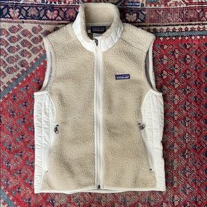 Patagonia Women’s Small Cream Synchilla Vest
